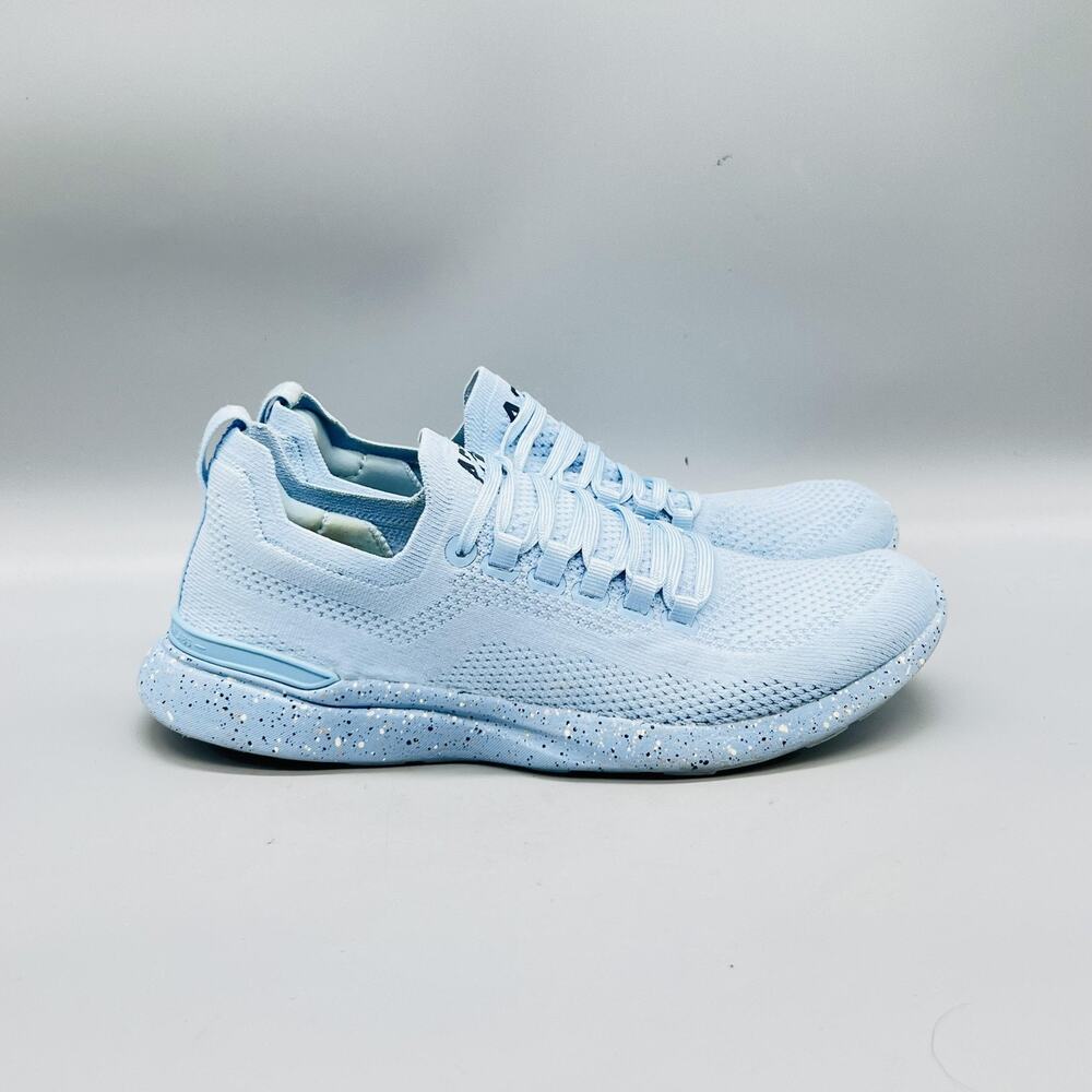 APL Shoes Womens 8 Blue Knit TechLoom Breeze Running Athletic Sneakers Comfort